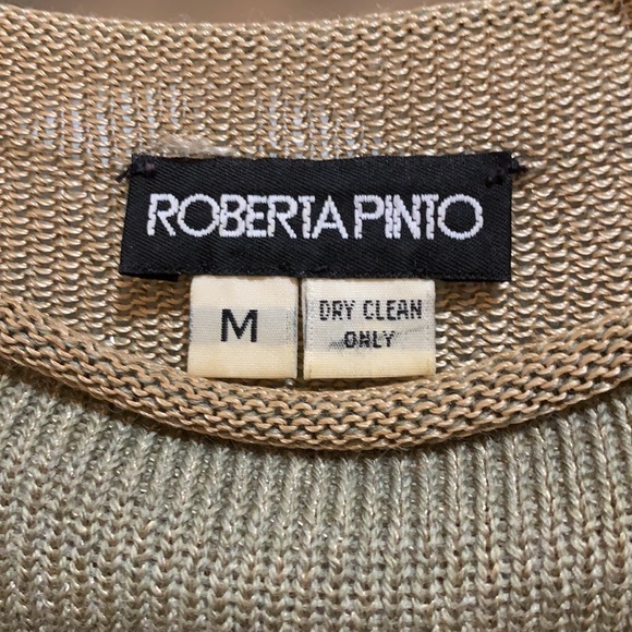 ROBERTA PINTO MOSS SWEATER SZ M ROLL NECK - Picture 3 of 5